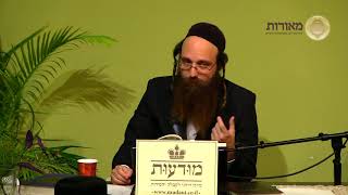 הרב יוחאי סוכות הסבר קצר על ארבעת המינים 17 09 18