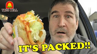 WHAT DID I JUST EAT? Taco Bell Black Bean Quesalupa REVIEW 🌮🔔🌮