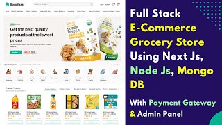 #1 Full Stack Next js E-commerce Project Tutorial with Tailwind CSS &amp; Admin Panel #ecommercewebsite