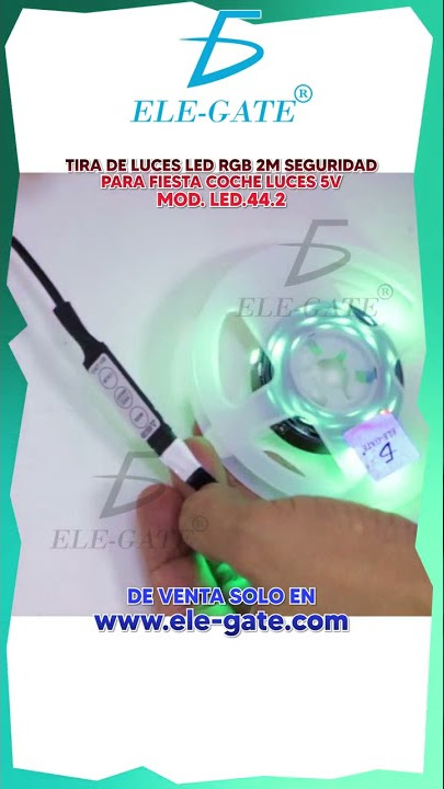 Tira De Luces Led Rgb 5050 2M Seguridad Para Festa Coche Luces