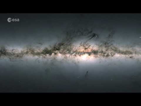 Amazing Milky Way Galaxy view created using Gaia data