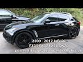 2009 - 2017 Infiniti FX35 FX37 FX50 QX70 power lift gate actuator shocks Repair