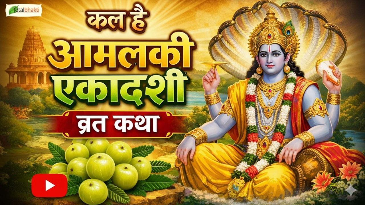 कल है आमलकी एकादशी | व्रत कथा | Amalaki Ekadashi Vrat Katha in Hindi | Amalaki Ekadashi 2026