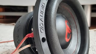 DD audio 508 free air abuse / 8 inch subwoofer excursion