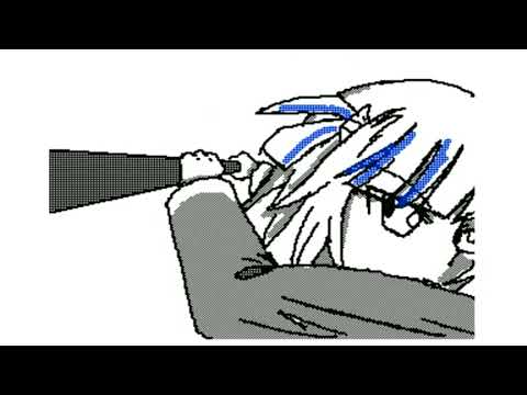 【うごメモ】ホロENのぐらちゃんがトライデントを振り回すだけのアニメーション
