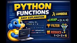 Function tools in python | reduce() map() filter()