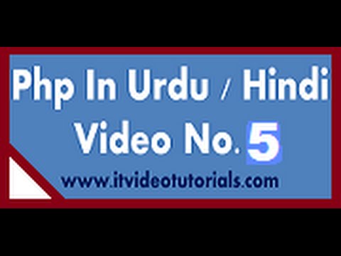 Php Tutorials In Urdu,Hindi How to  Use Echo And Print Function In Php