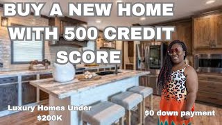 Buying A Home With Low Credit Score/Mobile Home Tour #mobilehomeliving