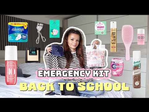 Back to school - packing my emergency kit | DM shopping vlog + haul 🛍️✨
