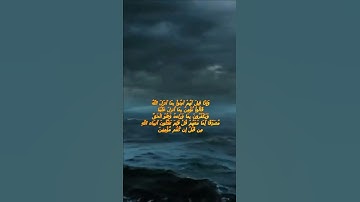 سورة البقرة اية 91 - مع صوت البحر بصوت جميل - وَإِذَا قِيلَ لَهُمْ آمِنُواْ بِمَا أَنزَلَ اللَّهُ