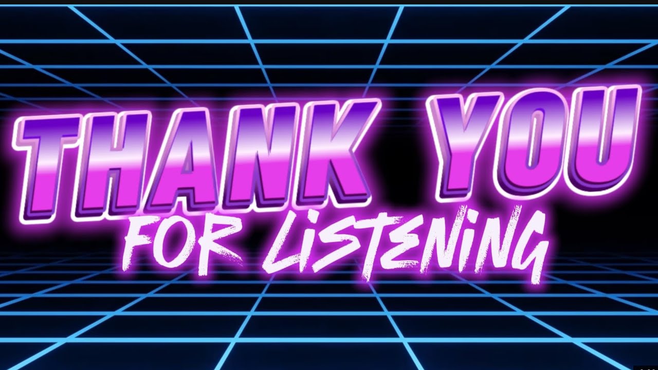 THANK YOU FOR LISTENING | OFFICIAL LYRICS VIDEO - YouTube