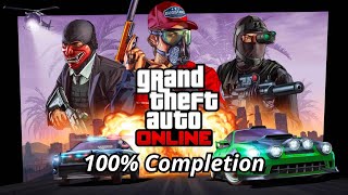 GTAV Online - 100% Completion Showcase (All Awards + All Trophies)