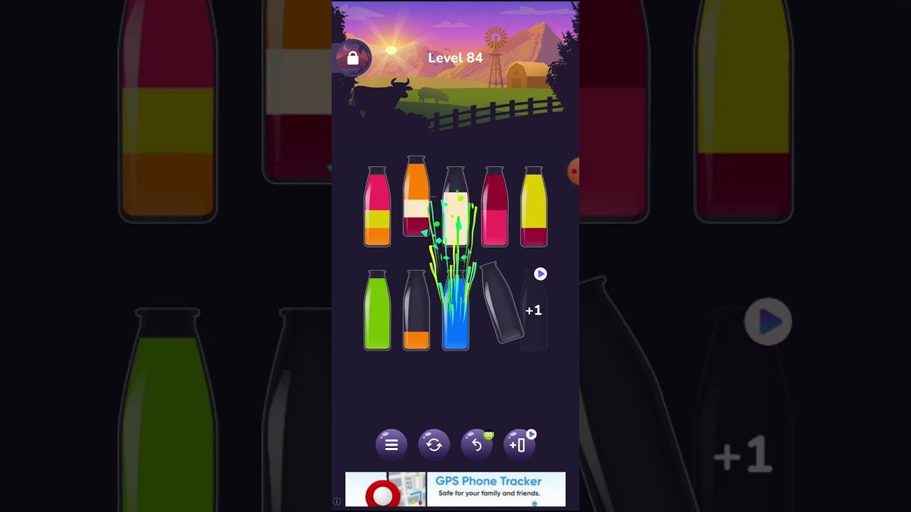 How to complete 83 to 85 Level love water color sort puzzle game 2023