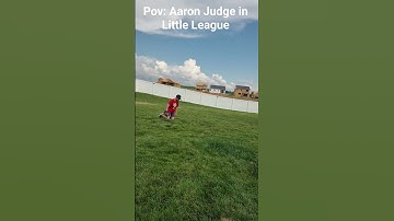 POV Aaron Judge in Little Leauge #mlb #wiffleball  #littleleaguebaseball  #aaronjudge  #baseball #99