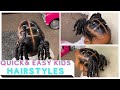 Achieve This Quick and Easy Hairstyle For Kids| Kids Natural Hair Care