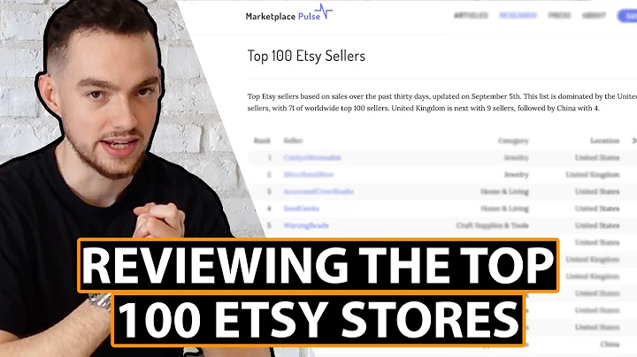 Unveiling Success Secrets: Analyzing Top 100 Etsy Sellers