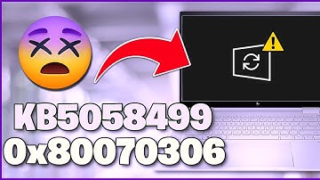 ✔️ Windows Update Failed KB5058499 Error Code 0x80070306 Failure ⚠️ Reddit