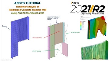 Nonlinear analysis of Reinforced Concrete Transfer Wall using ANSYS Workbench 2021