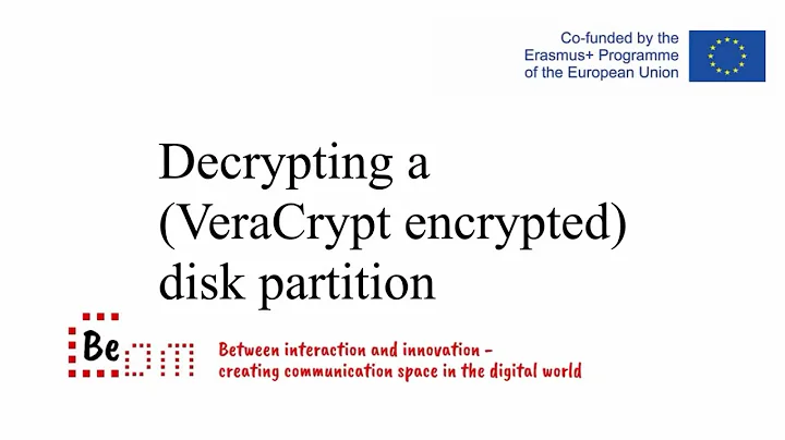 Decrypting a (VeraCrypt encrypted) disk partition