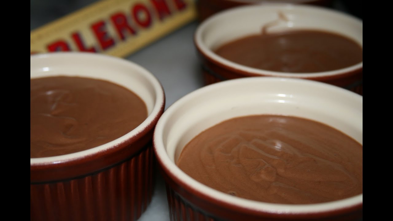 Crème au Chocolat Toblerone Noir - La Cuisine des Jours