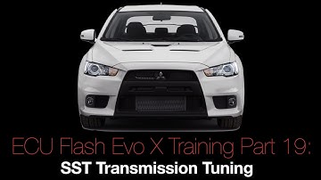 Evo X Ecu Flash Training Course Part 19: SST Transmission Tuning | Evans Performance Academy