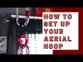 Aerial Lyra Rigging Tutorial | X-Pole A-Frame Rig | Setting up Hoop at Home