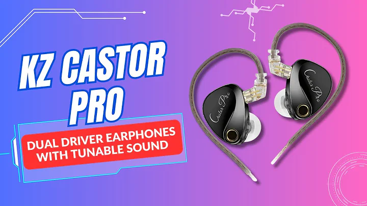 Dual Driver Earphones with Tunable Sound - KZ Castor PRO