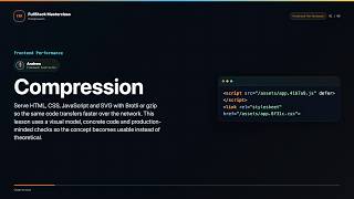 Compression Explained | FullStack Masterclass Frontend Performance Course