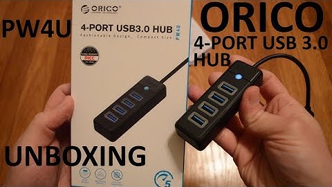 Unboxing Orico 4-Port USB 3.0 Hub PW4U