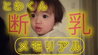 とわくん。断乳メモリアル