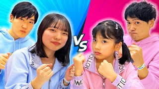 Pink vs Blue Challenge！ピンク vs ブルーの運動会！トンデミ平和島