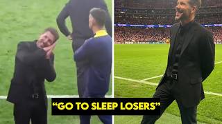 Information 🚨DRAMA: Diego Simeone Mocks Barcelona Fans after Win News