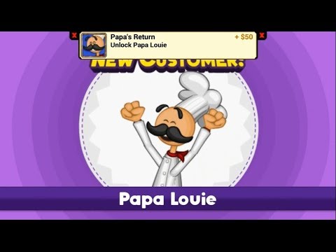 Papa's Hot Doggeria - Game Preview (First Day Tutorial) 