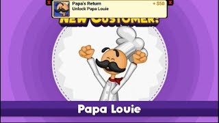 Papa's Hot Doggeria HD - Unlocking Papa Louie! 