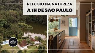 NATUREZA e PRATICIDADE em projeto contemporâneo próximo de São Paulo