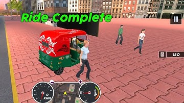 tuk tuk auto rickshaw stunt🛺-auto rickshaws city simulator games!Android games 2023