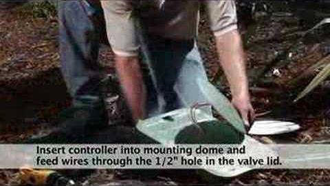 LEIT-2 Solar Irrigation Controller (4 of 8) valve box instal