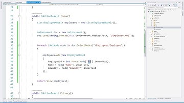 How to read XML File in ASP.NET CORE | ASP.NET MVC