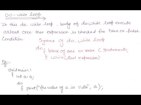 19- Do While Loop In C Programming Language In HINDI | Iterative Statement | Do While Loop in C