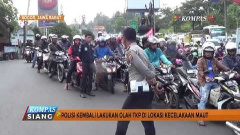Polisi Kembali Olah TKP Kecelakaan Maut di Puncak