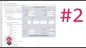 Aplikasi Kasir menggunakan Array Berbasis Dekstop #2 - Java Swing (NetBeans)