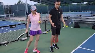 Pickleball practice drills improving the serve May 24th