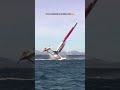 How do you manage to save that? 😱 #SailGP #sailing #racing
