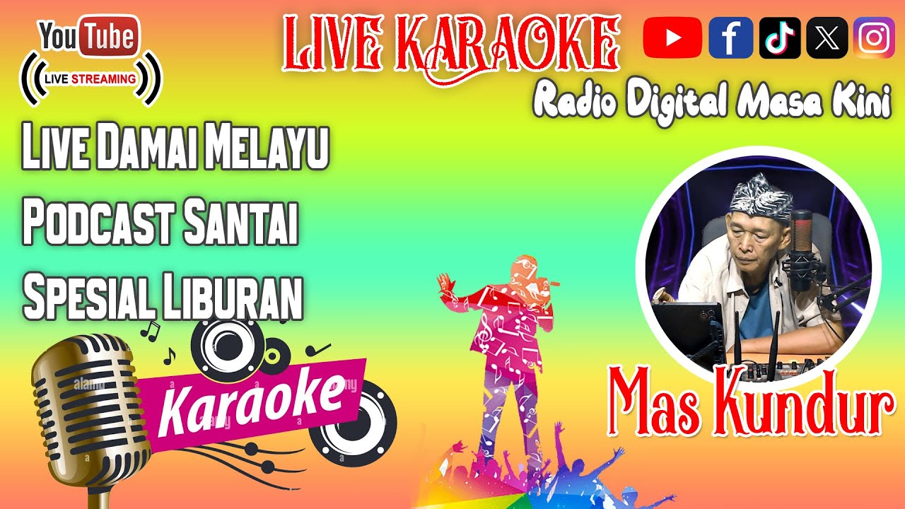 Live Damai Melayu – Podcast Santai Spesial Liburan