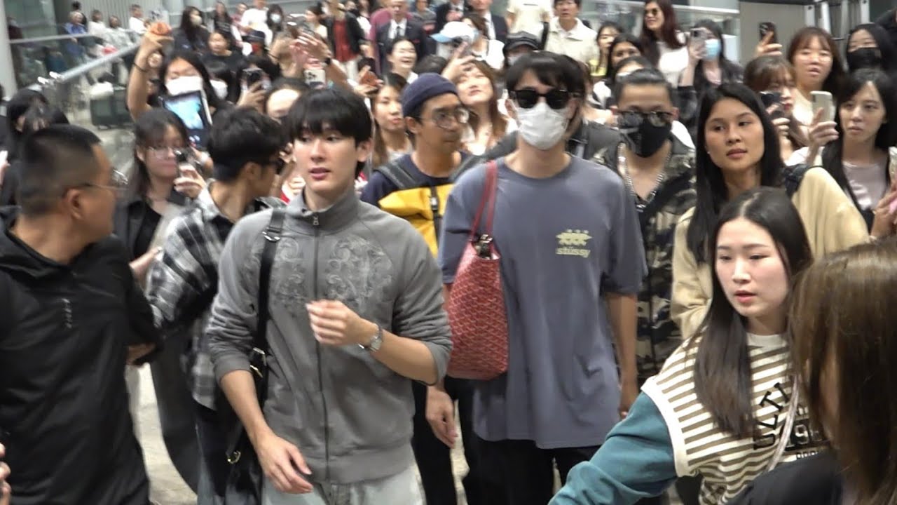 ForceBook｜Force (ฟอส)、Book (บุ๊ค) Hong Kong Airport Arrival 20241116 (Bangkok→Hong Kong)