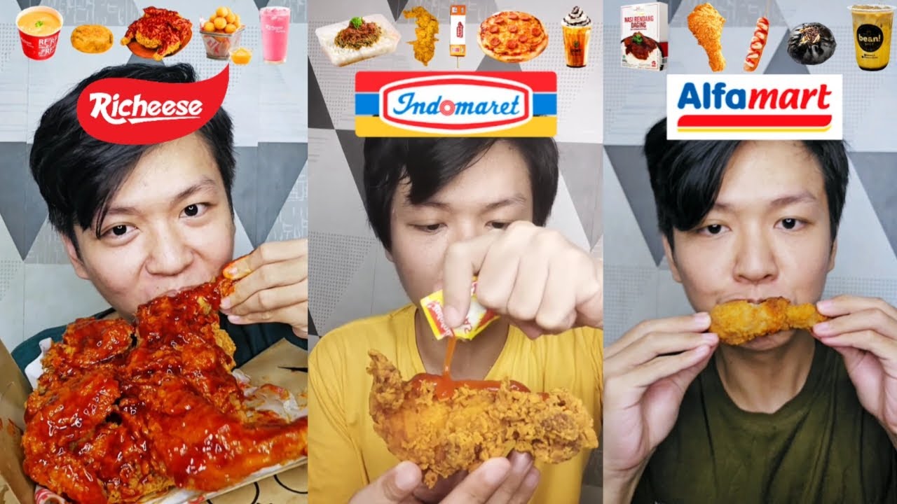 GOKIL!! MAKAN SEMUA VARIAN RICHEESE, INDOMARET, ALFAMART!!