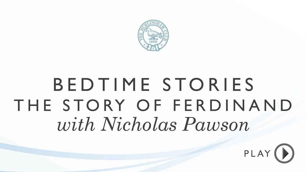 Bedtime Stories The Story of Ferdinand with Nicholas Pawson YouTube
