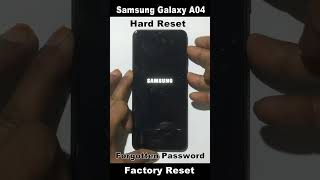 how to hard reset samsung galaxy a04 |  forgotten password factory reset