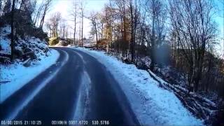 Bad Situation in Norway Narrow Road.Rv 49