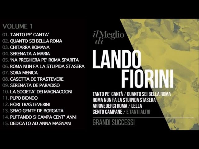 Lando Fiorini - Il meglio di Lando Fiorini Vol 1 - Il meglio della musica Italiana class=